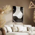 poster architecture moderne noir et blanc salon.webp