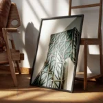 poster architecture moderne verre et metal encadre.webp