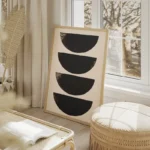 poster art bauhaus noir salon beige.webp