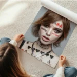 poster art makeup audacieux en rouleau.webp