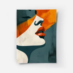 poster art minimaliste visage elegant.webp