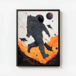 poster astronaute cosmique avec cadre.webp