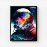 poster astronaute paysage colore avec cadre.webp
