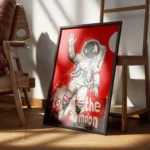 poster astronaute to the moon encadre.webp