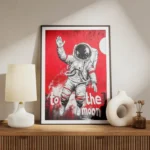 poster astronaute to the moon meuble.webp