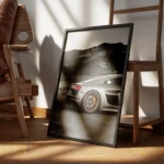 poster audi r8 desert encadre.webp