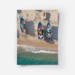 poster bateaux en bord de mer.webp