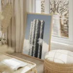 poster batiment cylindrique moderne salon beige.webp