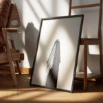 poster batiment emblematique noir et blanc encadre.webp
