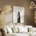 poster batiment emblematique noir et blanc salon.webp
