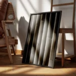 poster batiment moderne noir et blanc encadre.webp