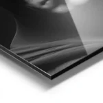 poster batman noir et blanc aluminium.webp