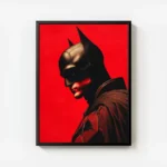 poster batman rouge avec cadre.webp