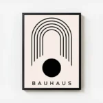 poster bauhaus arche avec cadre.webp