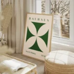 poster bauhaus croix verte salon beige.webp