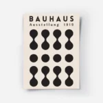 poster bauhaus gouttes noires.webp