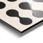 poster bauhaus gouttes noires aluminium.webp