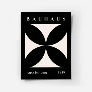 poster bauhaus quatre petales.webp
