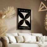 poster bauhaus quatre petales salon.webp