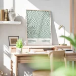 poster bauhaus vague verte bureau.webp