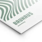 poster bauhaus vague verte lightpanel.webp