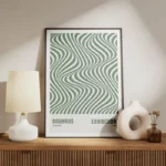 poster bauhaus vague verte meuble.webp