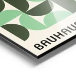poster bauhaus vert aluminium.webp