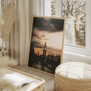 poster big ben londres salon beige.webp