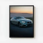 poster bmw grise avec cadre.webp