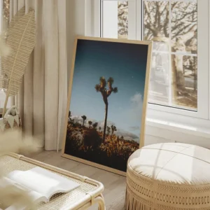 poster cactus dans le desert salon beige.webp