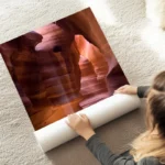 poster canyon de lumiere au sol.webp