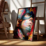 poster captain america street art encadre.webp