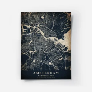 poster carte amsterdam vintage.webp
