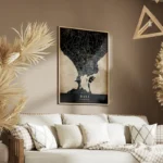 poster carte bali vintage salon.webp