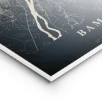 poster carte bamako vintage lightpanel.webp