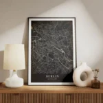 poster carte berlin vintage meuble.webp