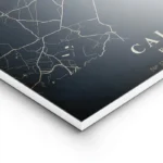 poster carte calais vintage lightpanel.webp