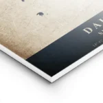 poster carte dakar vintage lightpanel.webp