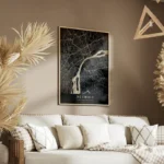 poster carte detroit vintage salon.webp