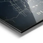 poster carte dijon vintage aluminium.webp