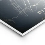 poster carte dijon vintage lightpanel.webp