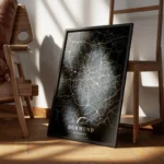 poster carte dortmund vintage encadre.webp