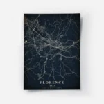 poster carte florence vintage.webp