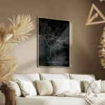 poster carte florence vintage salon.webp