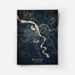 poster carte hanoi vintage.webp