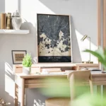 poster carte helsinki vintage bureau.webp