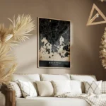 poster carte helsinki vintage salon.webp