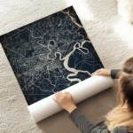 poster carte ho chi minh vintage au sol.webp