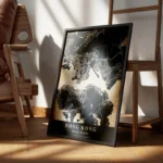 poster carte hong kong vintage encadre.webp