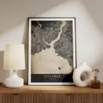 poster carte istanbul vintage meuble.webp